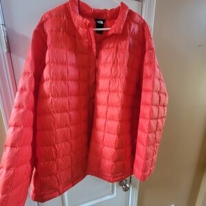 The North Face Bold Red Puffer Jacket